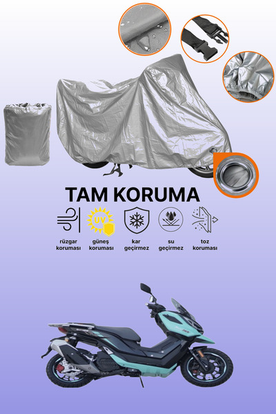 dokaca Motolux Sst 125 Compatible Engine Cover Compatible with Gray Lock