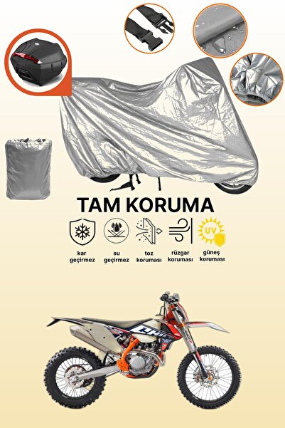 dokaca حقيبة خلفية رمادية متوافقة مع KTM 450 EXC-F Six Days، غطاء واقي للدراج...