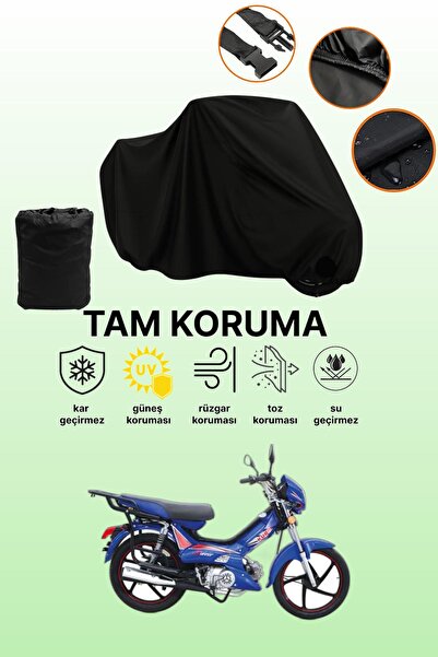dokaca غطاء محرك متوافق مع Black Kuba Runner 50، غطاء واقي، غطاء دراجة نارية