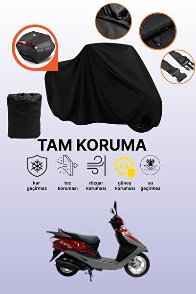 dokaca Black Rear Bag Compatible Mondial 125 Nt Turquoise Compatible Motorcyc...