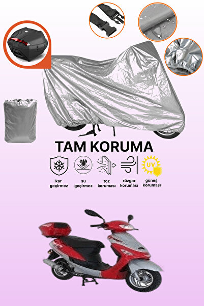 dokaca حقيبة خلفية رمادية متوافقة مع مونديال 50 HC، غطاء محرك متوافق، غطاء واقي