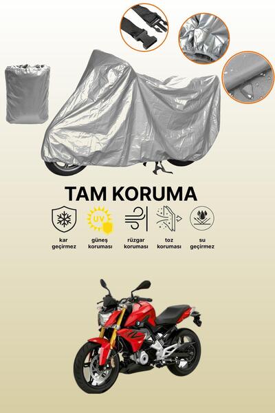 dokaca Gray Bmw g 310 R Compatible Motorcycle Cover, Protective Cover, Motor ...