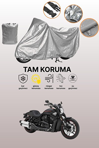 dokaca غطاء دراجة نارية رمادي اللون متوافق مع هارلي-ديفيدسون VRSCDX نايت رود ...