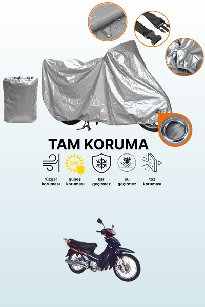 dokaca Gray Lock Compatible Mondial 110 Kf Compatible Motor Tarpaulin, Protec...