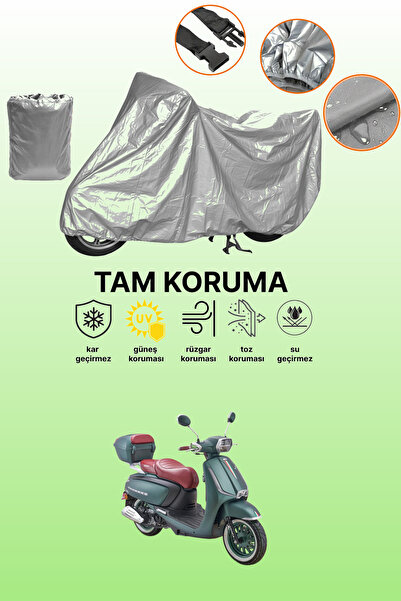 dokaca حقيبة خلفية رمادية وقماش متوافق مع دراجة نارية أروورا موجيتو 125