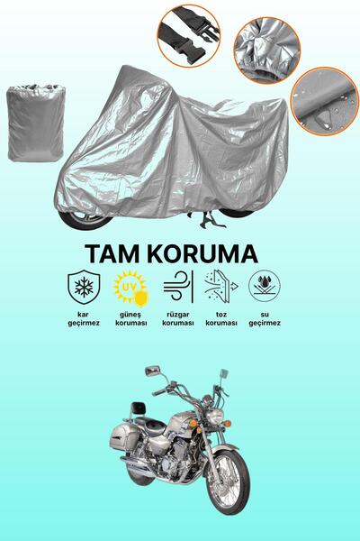 dokaca Gray Mondial 250 Mct Compatible Motorcycle Tarpaulin, Protective Cover...