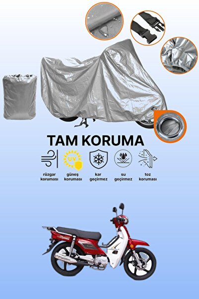 dokaca Gray Lock Compatible Kanuni Trodon XS 50 Compatible Motorcycle Cover, ...