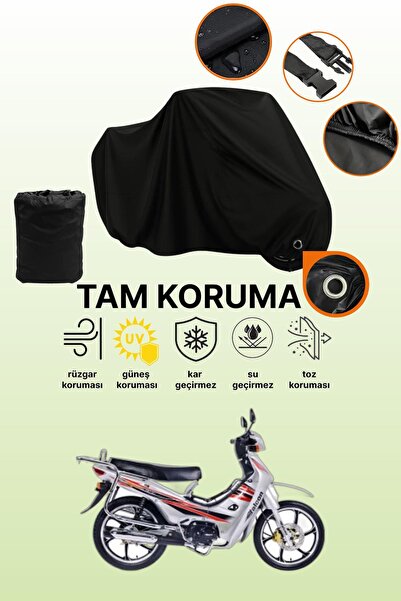 dokaca غطاء دراجة نارية متوافق مع Black Lock Falcon Magic 50، غطاء واقي