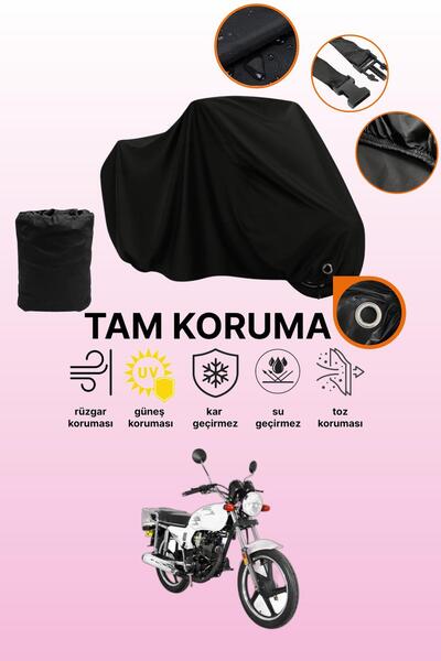 dokaca غطاء دراجة نارية متوافق مع Black Lock Falcon Crazy 125، غطاء واقي