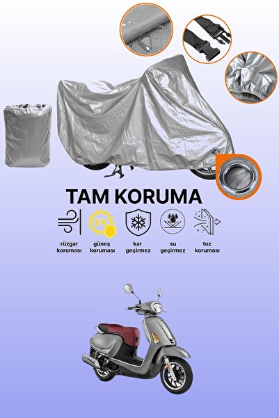 dokaca Gray Compatible with Kymco Like 125 Compatible Engine Cover