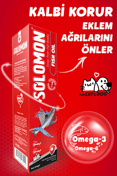 Solomon Fish Oil Ve Köpekler Omega 3 Ve 6 Içerikli Balık Yağı - Ve Köpekler Için Tüy Ve Genel Sağlık Destek