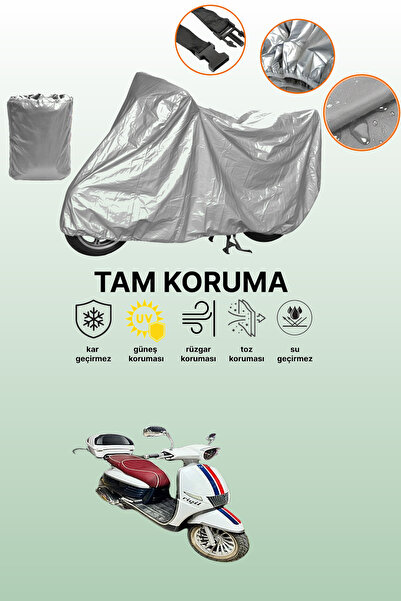 dokaca حقيبة خلفية رمادية اللون وقفل غير متوافقان مع قماش دراجة نارية متوافق ...