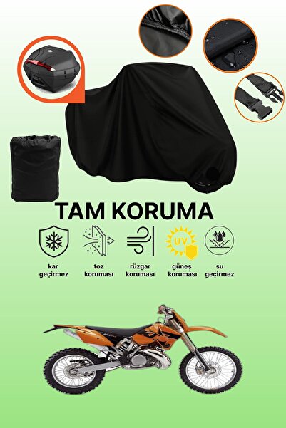 dokaca حقيبة خلفية سوداء متوافقة مع قماش الدراجات النارية المتوافق مع KTM 200...