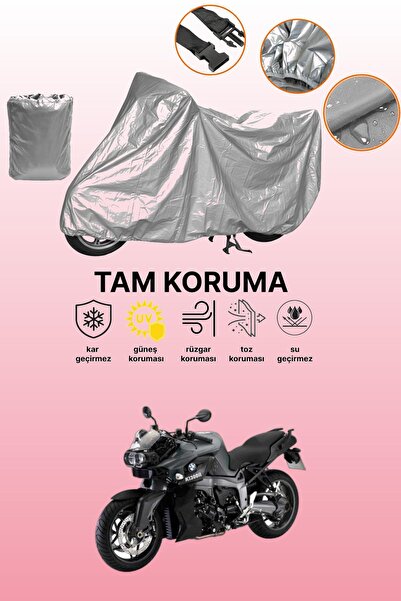 dokaca Grey Bmw K 1300 R Compatible Motorcycle Tarpaulin, Protective Cover, M...