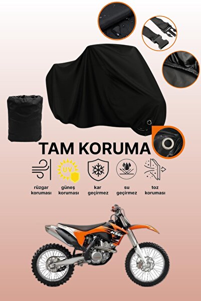 dokaca قماش دراجة نارية متوافق مع KTM 350 SXF متوافق مع القفل الأسود