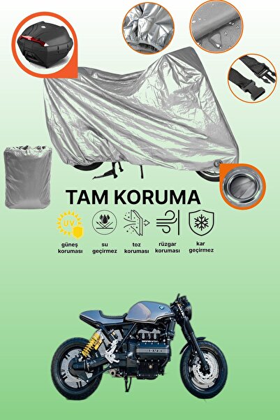 dokaca Gray Lock and Tail Bag Compatible Bmw K 1100 Lt Compatible Motorcycle ...