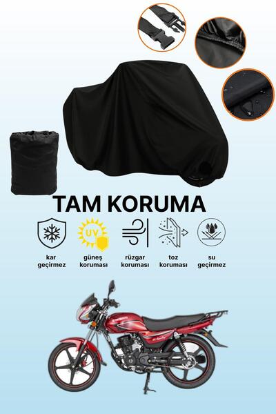 dokaca Black Mondial 125 Superboy I Compatible Motorcycle Cover, Protective C...