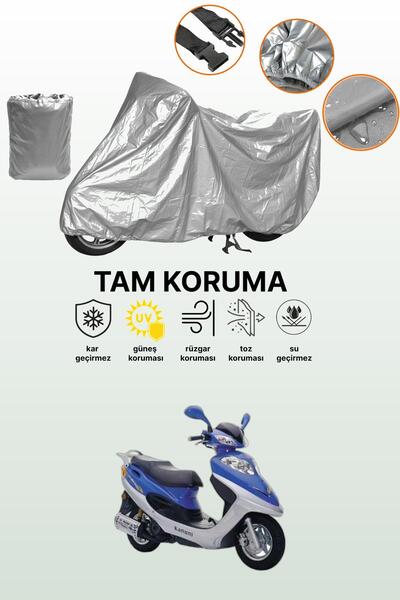 dokaca حقيبة خلفية رمادية اللون وقماش دراجة نارية متوافق مع قانوني تريكس 150