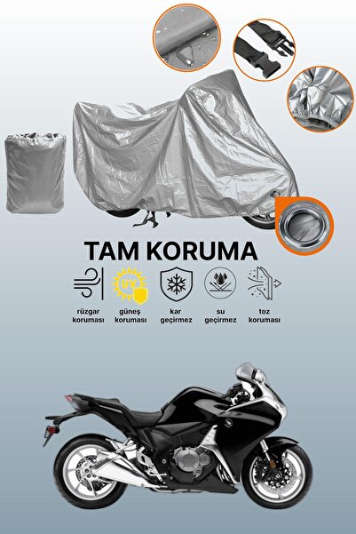 dokaca Grey Lock Compatible Honda Vfr 1200 F Compatible Motor Tarpaulin, Prot...