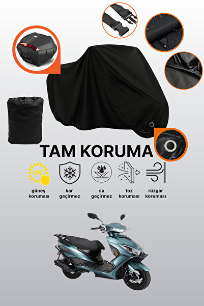 dokaca غطاء دراجة نارية متوافق مع Arora Quantum 125، غطاء واقي متوافق مع دراج...