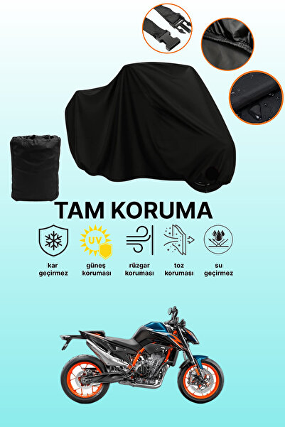 dokaca حقيبة خلفية سوداء وقفل غير متوافقة مع KTM 890 Duke R، قماش متوافق مع ا...