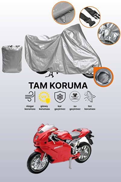 dokaca غطاء محرك متوافق مع دوكاتي 999 متوافق مع غطاء المحرك باللون الرمادي