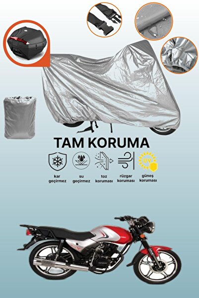 dokaca حقيبة خلفية رمادية متوافقة مع فالكون SK 125 KMT، غطاء حماية للدراجة ال...