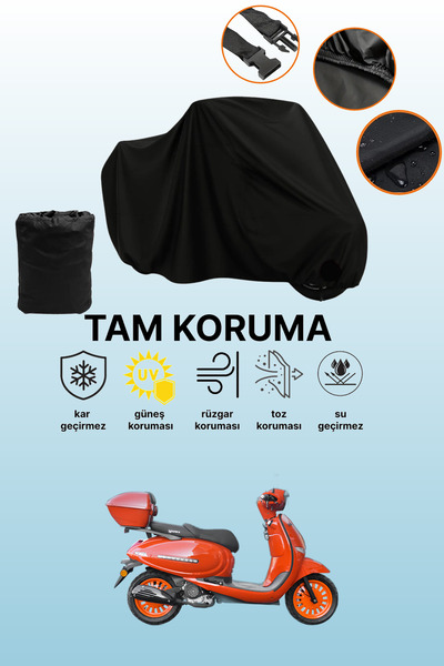 dokaca غطاء محرك متوافق مع يوكي بيليني 125 باللون الأسود، غطاء واقي، غطاء للد...