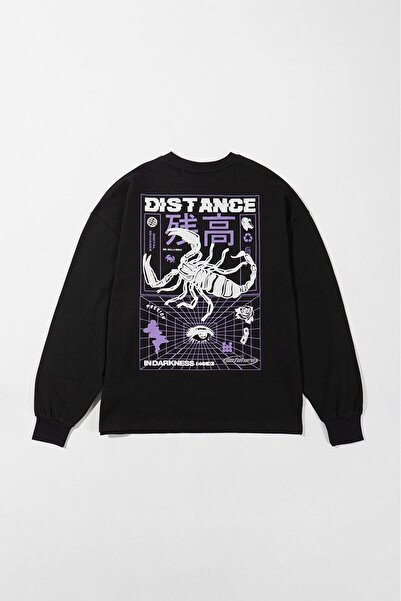 No Future Reflektör Logo Oversize Sweatshirt Nf0588sy