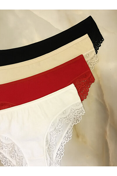 Lunamiratto Δαντελένιο μπικίνι slip 4 τεμαχίων εσώρουχα Bato