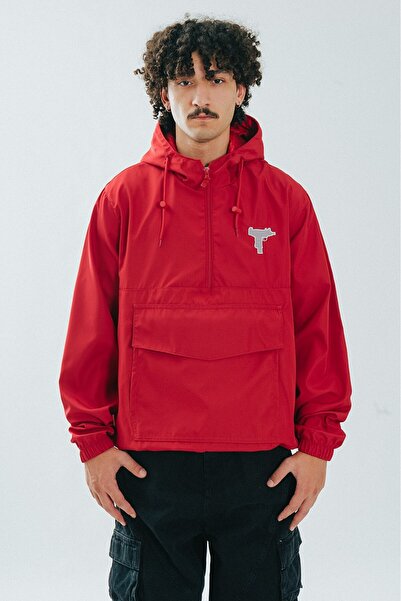 No Future Street Style Uzi Half Zip Men's Jacket Raincoat Nf0314Kz