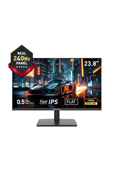 GAMEBOOSTER GB-24F240FF 23.8'' 240Hz Fast IPS 0.5ms FHD F-Sync/G-Sync 1*HDMI-1*DP Flat Monitör