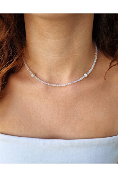 NEMOR STUDIO قلادة من حجر الأوبال الطبيعي |   أناقة متألقة