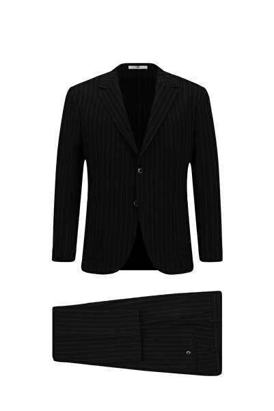 Kiğılı Slim Fit Mono Collar Tie-Up Suit