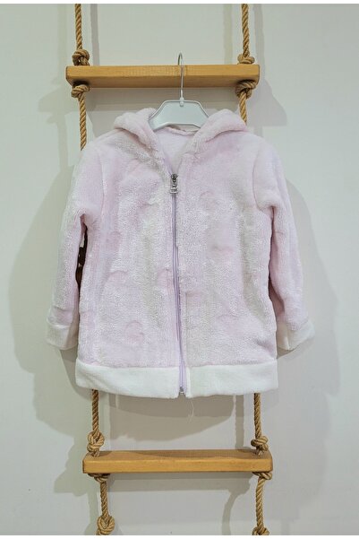 Alpar Tekstil Welsoft Plush Jacket - Cardigan 2-4 Years / Powder Pink