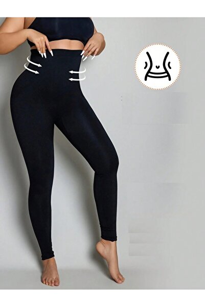 MİSTİRİK Colanți Corset Model Cocomis pentru fermitate și ridicare Culoare Neagră