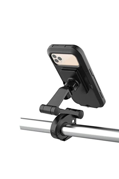 ADR Motosiklet Bisiklet Telefon Tutucu Gidon Ve Ayna Bağlantılı Motor Tutacağ...