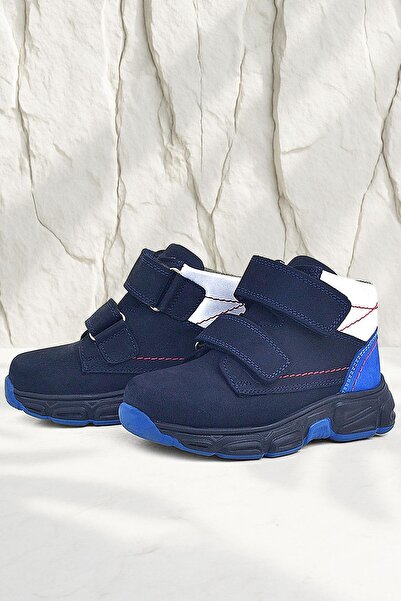 Rakerplus Справжня шкіра, темно-синій, з хутром, дитячі спортивні черевики