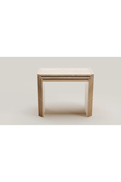 Kelebek Redoro Zigon Sehpa (doğal Meşe)