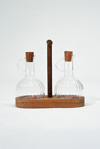 Miante Akasya Set of 2 Glass Borosilicate Oil Pot