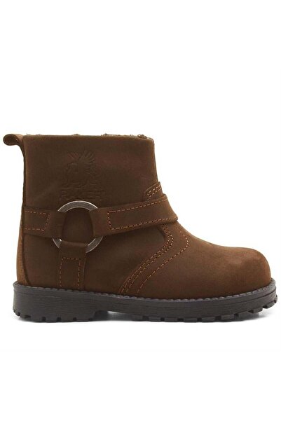 Rakerplus Chiron Genuine Leather Cinnamon Color Zippered Baby Boots