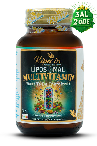 Kiperin Lipozomal Multivitamin 13 Vitamin & 6 Mineral Cilt - Saç - Tırnak & Enerji | Akıllı Gıda Takviyesi