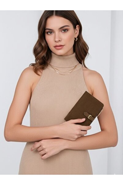 Blisshop Dina Kemerli Cüzdan Süet