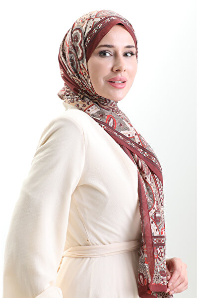 sefamerve Karaca cotton shawl 82004-10 black pink