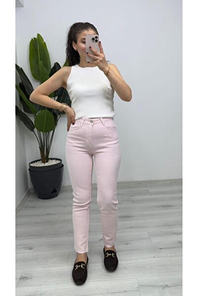 TUNAM BUTİK Pudra Pink Melbourn Jeans