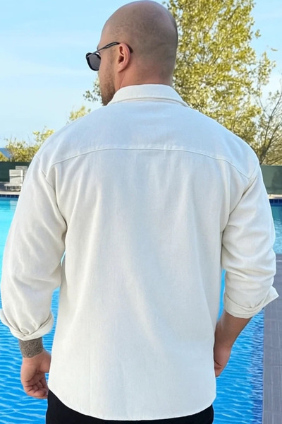 Serseri Jeans ERKEK BOHEM ETNİK CEP DETAYLI GÖMLEK