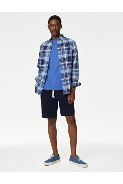 Marks & Spencer Saf Pamuklu Regular Fit Şort