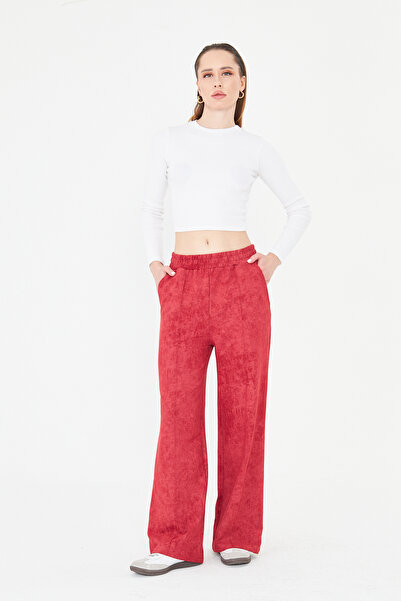 Avones Women's Loose Leg Trousers with Pockets
