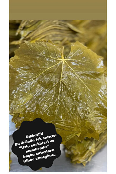 uslu şarküteri ve mandıra Erbaa ÖZEL ALTIN SERİ yaprağı susuz net 1kg. (Vakumlu paket)