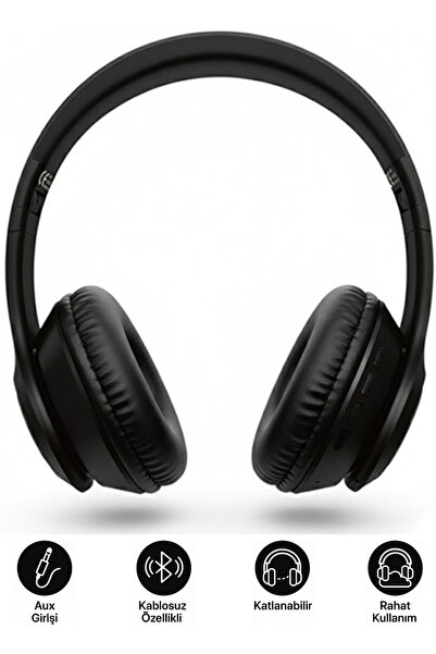 Tech&bello accessories Kablosuz Bluetooth Kulaküstü Kulaklık – Mikrofonlu, St...